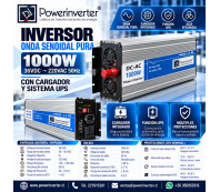 INVERSOR CARGADOR UPS 36VDC/220VAC 1000W PSW PRO